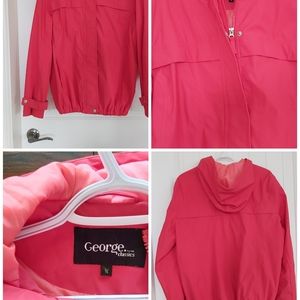 GEORGE  RED WIND BREAKER/JACKET hanging